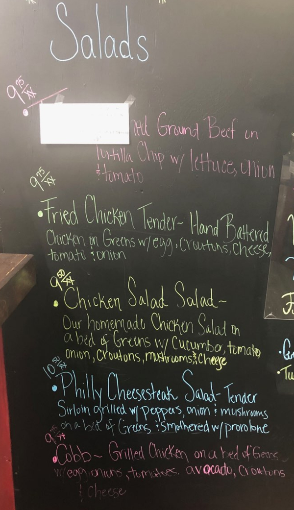 Daily Bread Cafe menu page 1